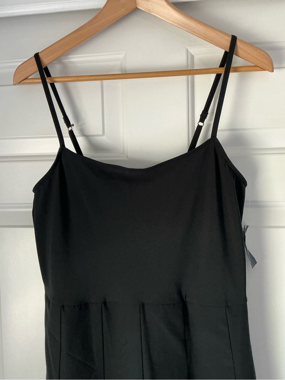 Abercrombie & Fitch Black Pleated Spaghetti Strap Traveler Mini Dress S - Picture 3 of 16
